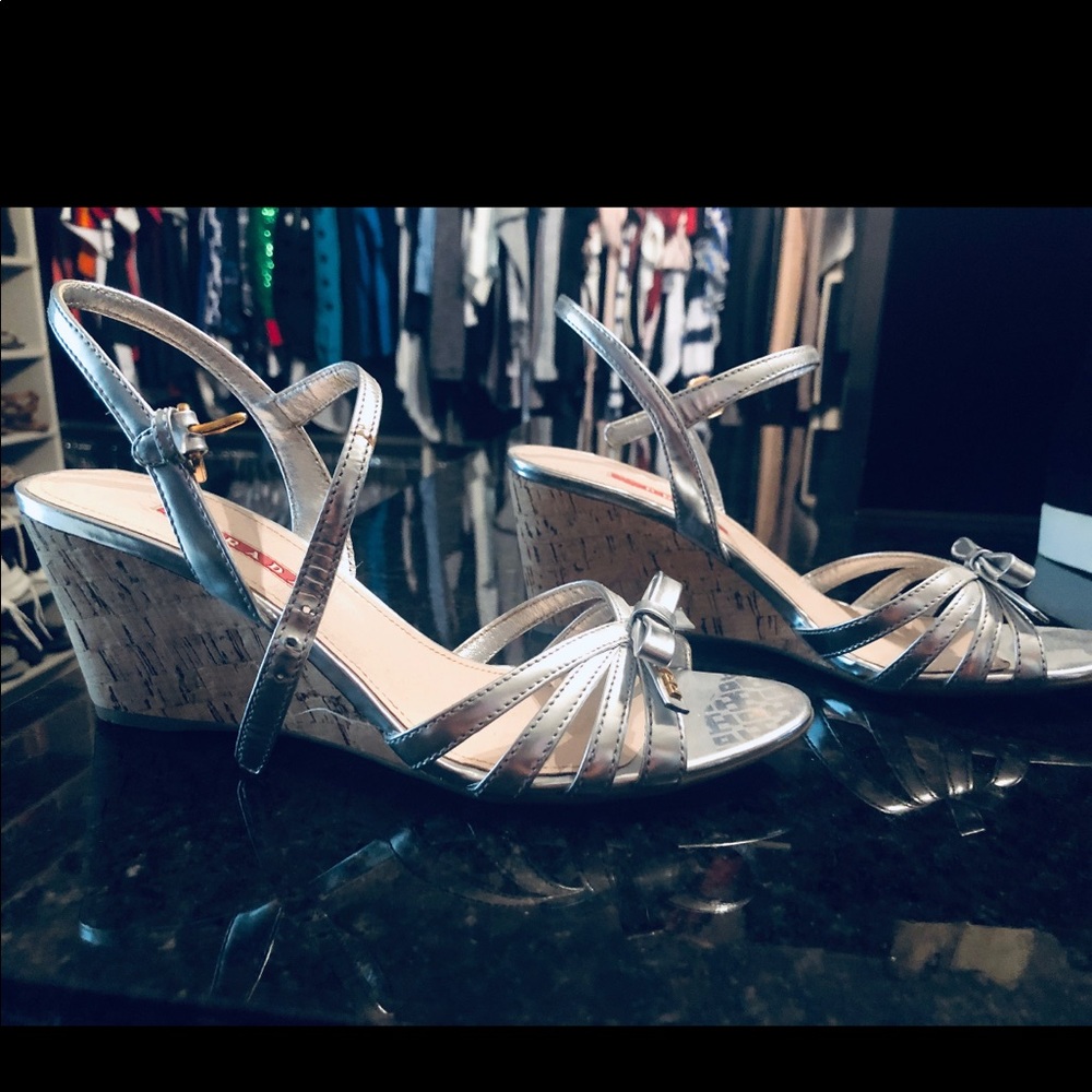 Prada wedges